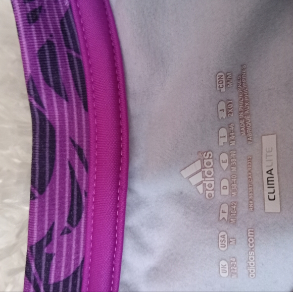 Women's ADIDAS CLIMALITE TECH FIT Fleece-Lined Activewear Top, Size M - Picture 2 of 4